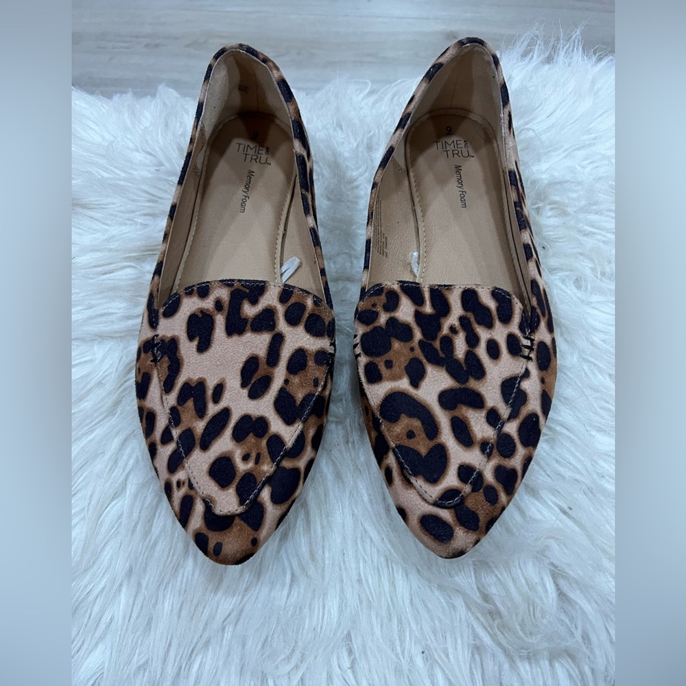 Leopard flats—$10+$8 shipping